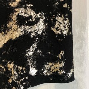 Silver & Black Cassie Pencil Skirt